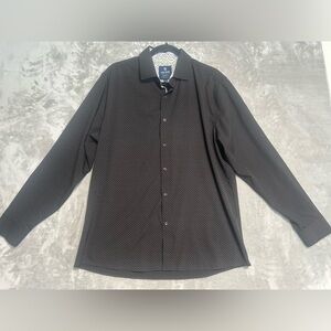 Tom Baine Performance Slim Fit Comfort 4-Way Stretch Wrinkle Free Shirt Men’s XL